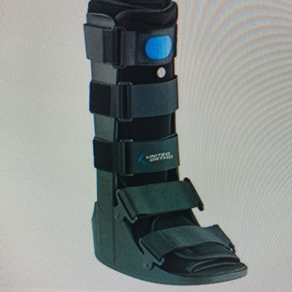 New United orthopedic air boot, large foot brace walking boot